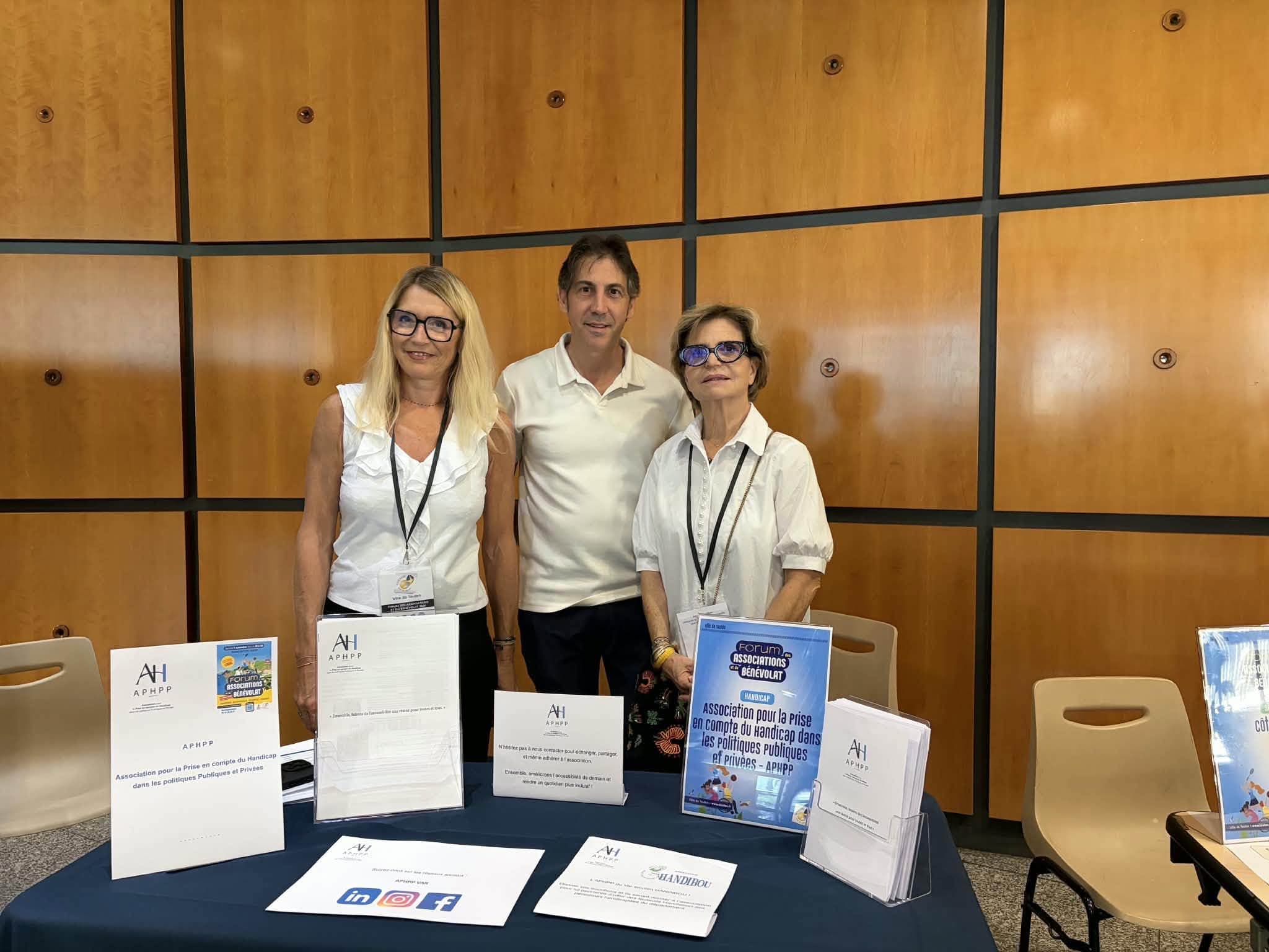 L’APHPP au Forum des Associations et du Bénévolat de Toulon